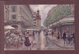 GENEVE - Place du Molard - 1918