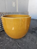 Blumentopf Keramik gelb Durchmesser 46 cm Neu