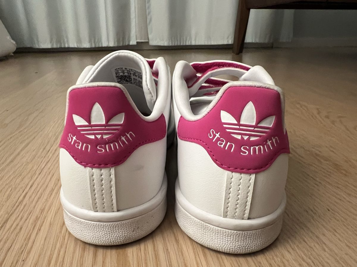 Scarpe per ragazze: Adidas Stan Smith shoes, White/Pink – Nuovo (secondo la descrizione) da Therwil venduto da srosselli 3