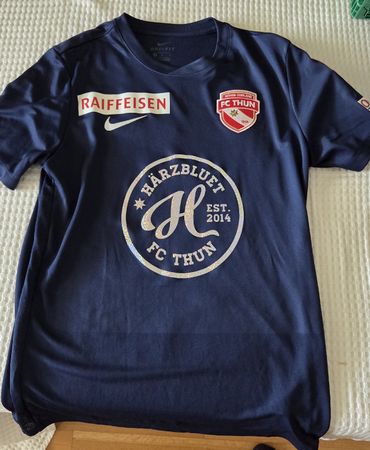 Matchworn Trikot FC Thun Härzbluet 2018/2019