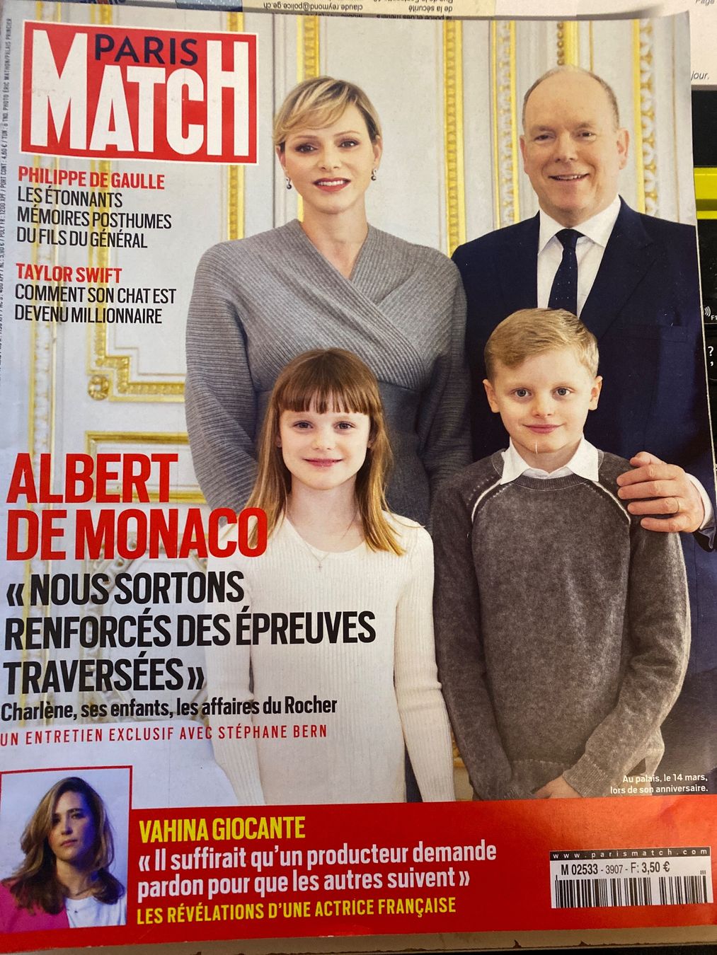 Revues & Magazines: Paris Match: Albert de Monaco - 2024 – D'occasion à Le Brassus par cinema13