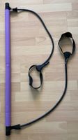 Pilates Bar Kit Fitnessstange & Fuss Schlaufen Lila Schwarz