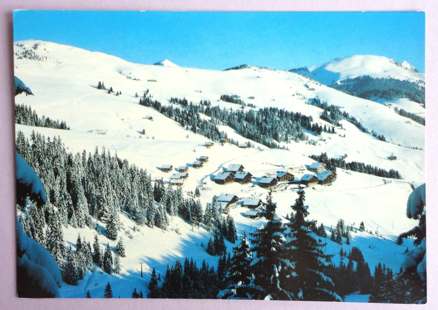 Cartoline postali: Champoussin, alt. 1620 m – Usato da Fétigny venduto da Billy2miny