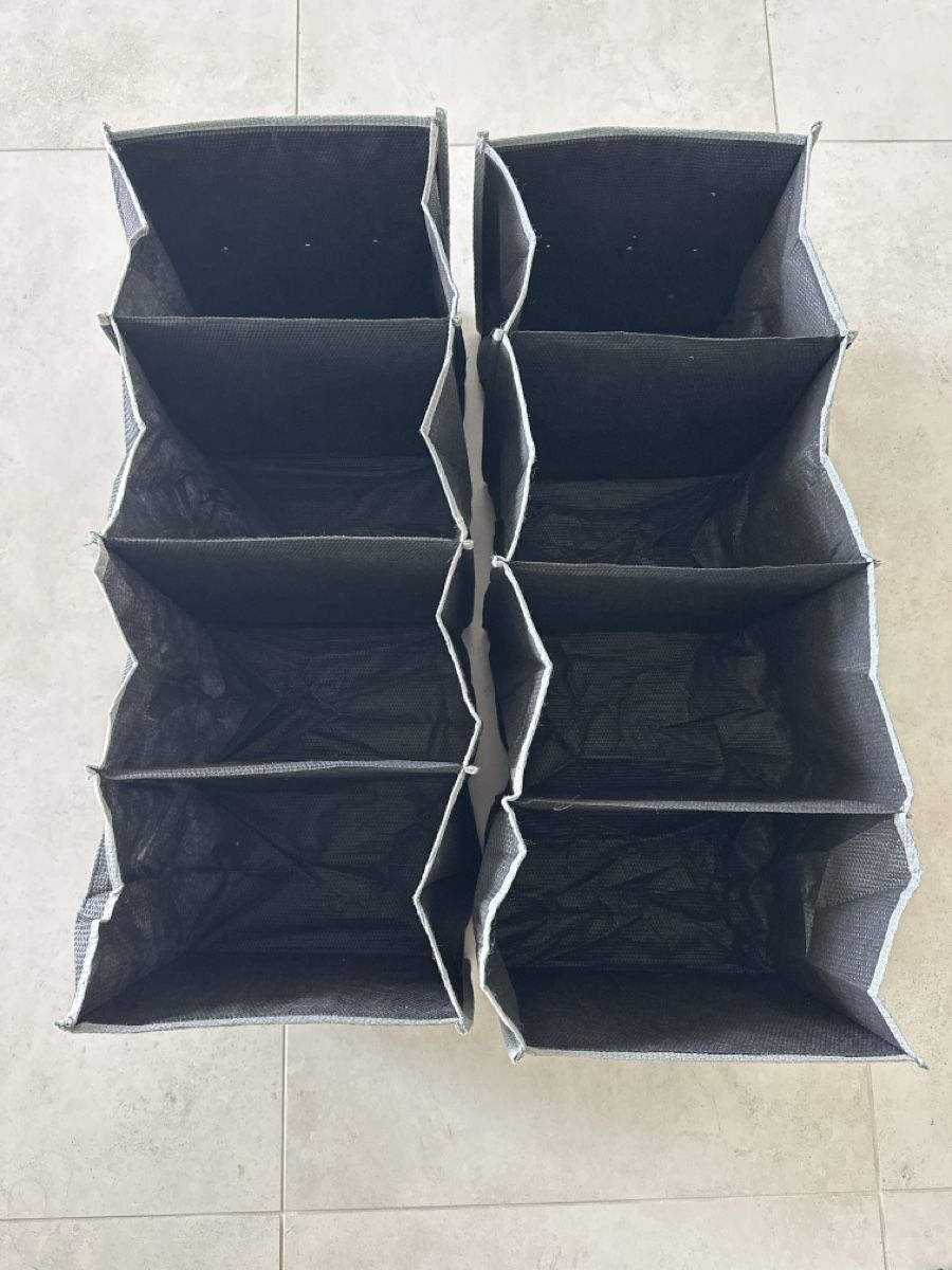 Scaffali: Hängeregal Organizer, Set aus zwei, 4 Fächer schwarz  – Usato da Baar venduto da Hillsboro