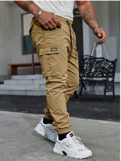 Pantaloni: NEUE Herren Cargo Hose hellbraun Gr. M - 226035 – Nuovo (secondo la descrizione) da Küssnacht am Rigi venduto da Pidu5 2