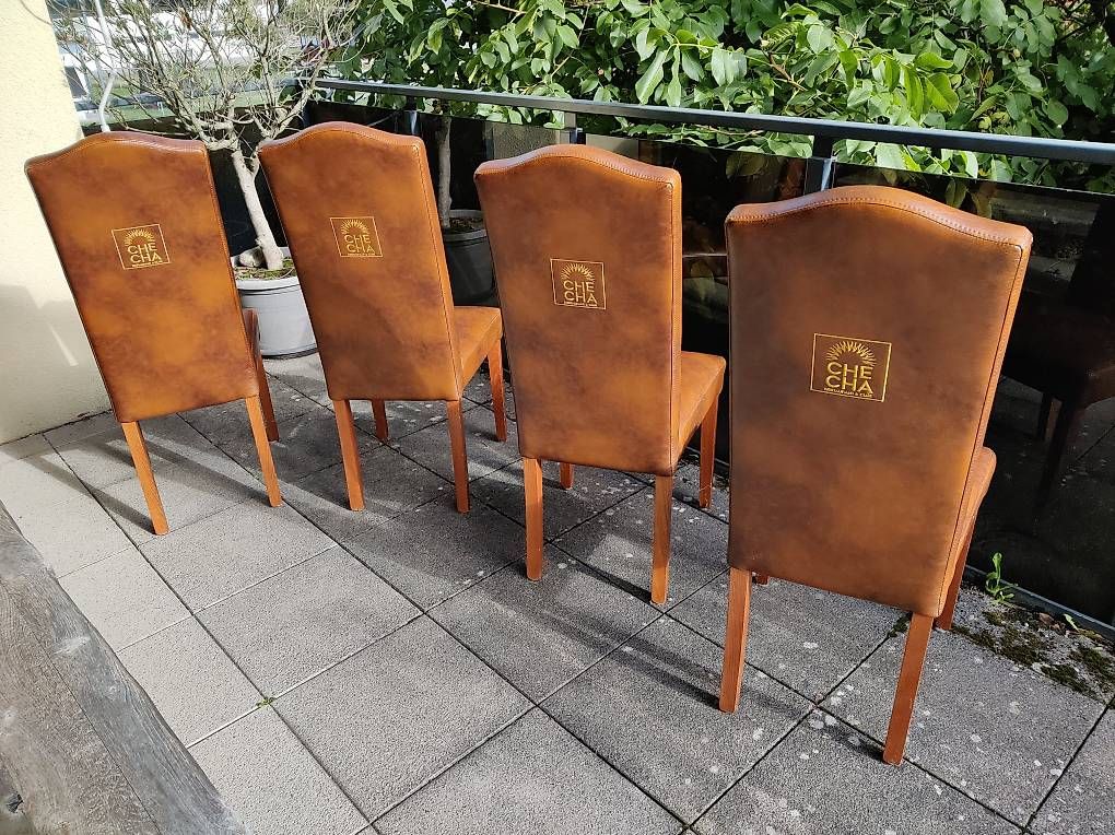 Stühle: 4 Lederstühle mit Design und Style – Gebraucht aus Balzers von legolas74 1