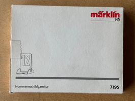 Marklin 7195 Nummerbordengarnituur