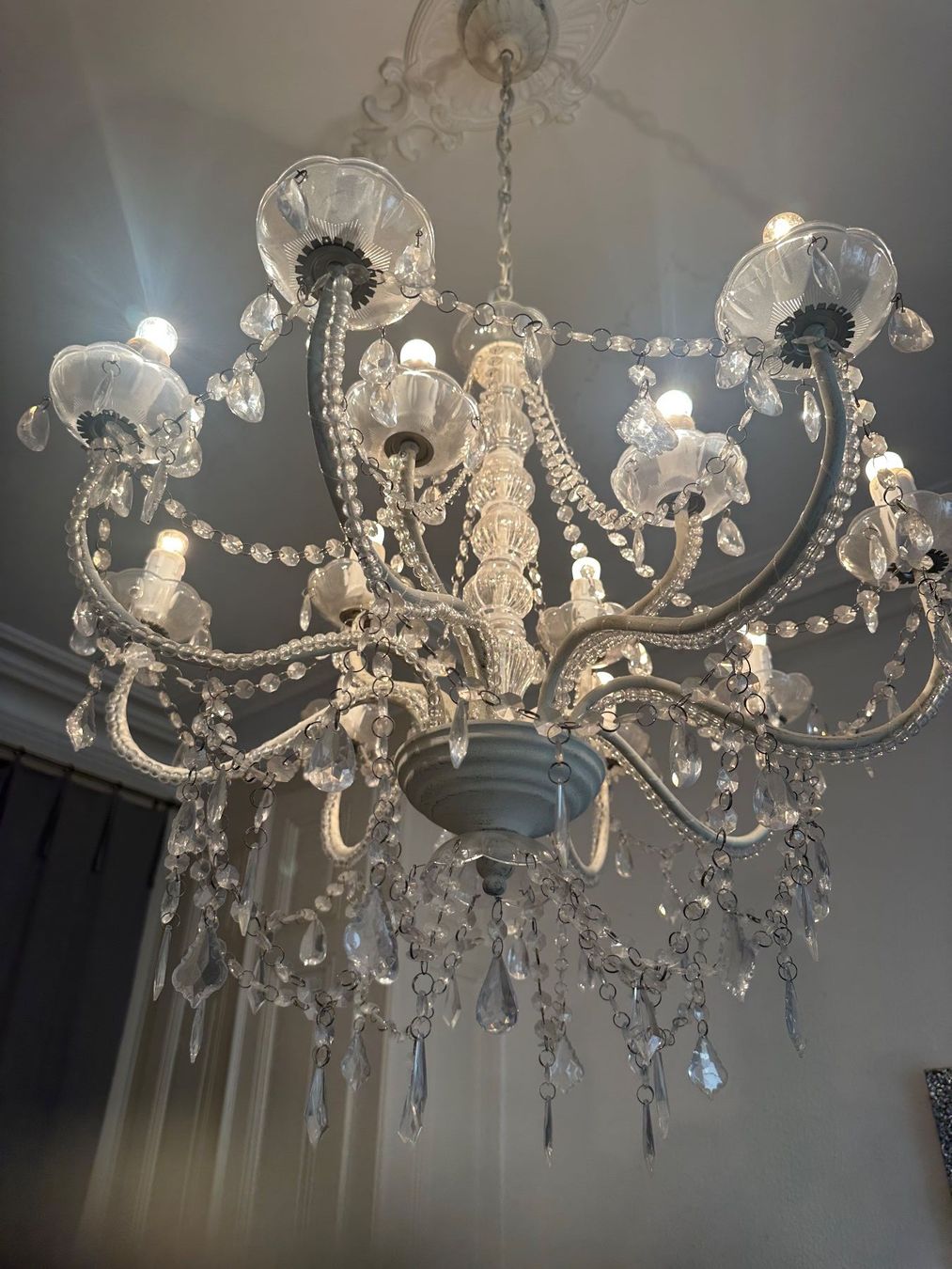 Lampadari & plafoniere: Lustre élégant verre – Usato da Genève venduto da ele_mg9z 1