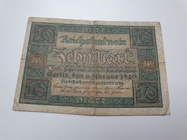 🇩🇪 Weimar 10 Mark 1920