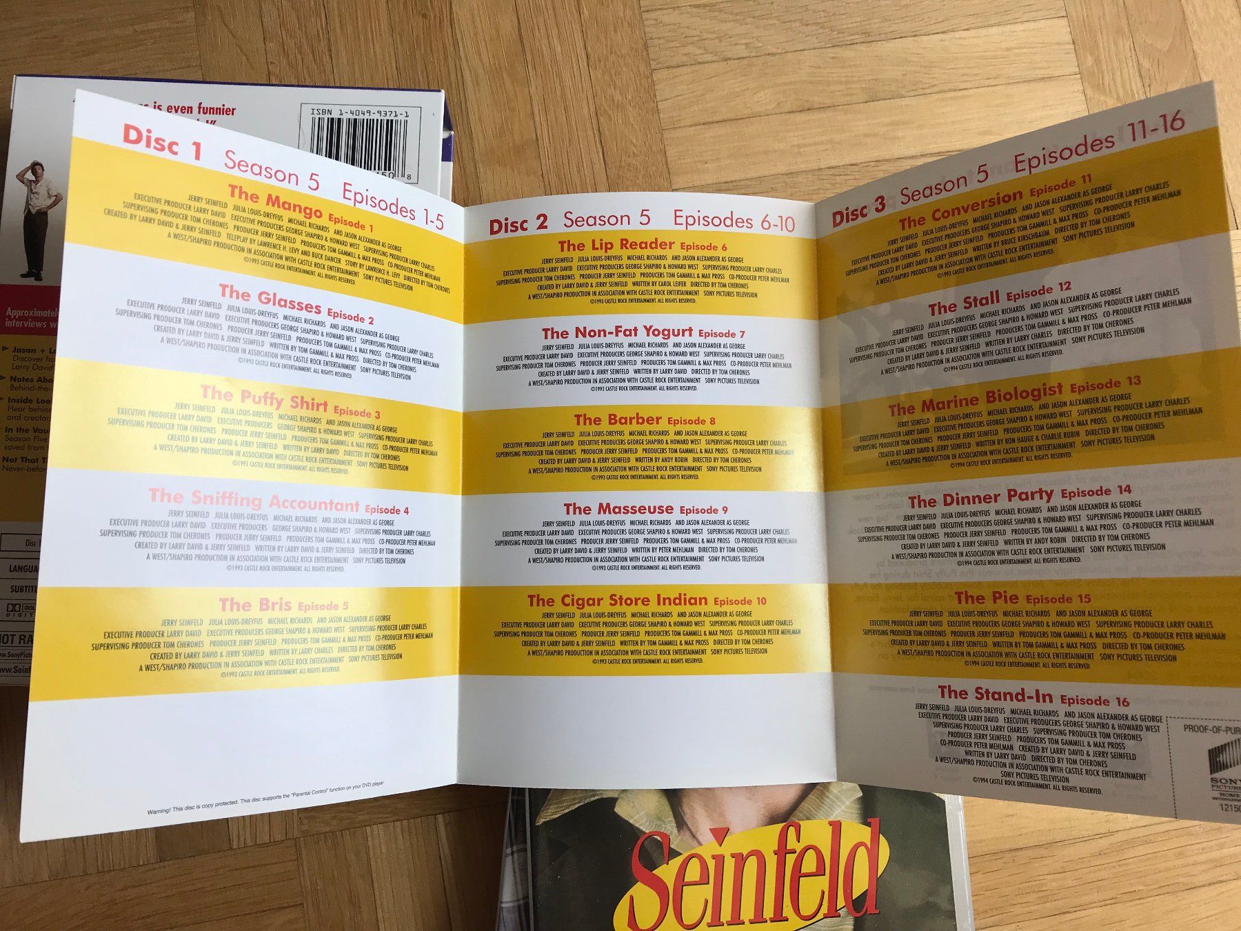 Tutti i DVDs: Seinfeld - Season 5 - DVD – Usato da Zürich venduto da Malcom 5