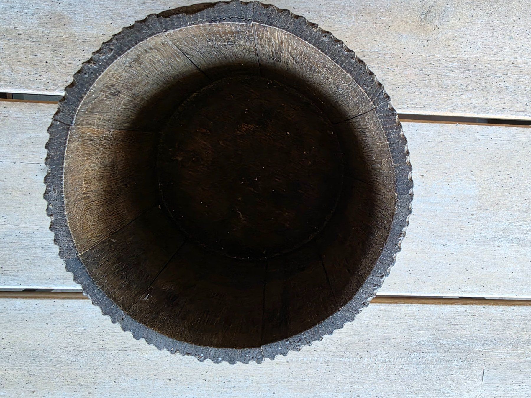Töpfe: antiker Holz Bottich Eimer Topf 20 cm – Gebraucht aus Walterswil BE von Lonitti 1