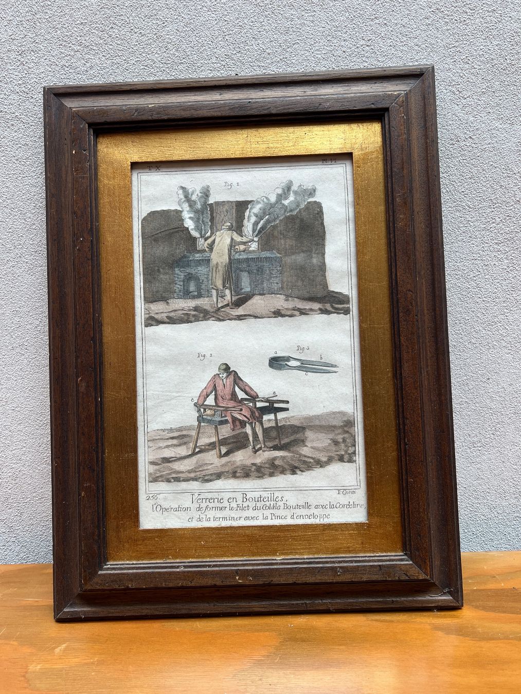 Gravures: Antik Stich mit Rahmen – D'occasion à Riva San Vitale par AM25
