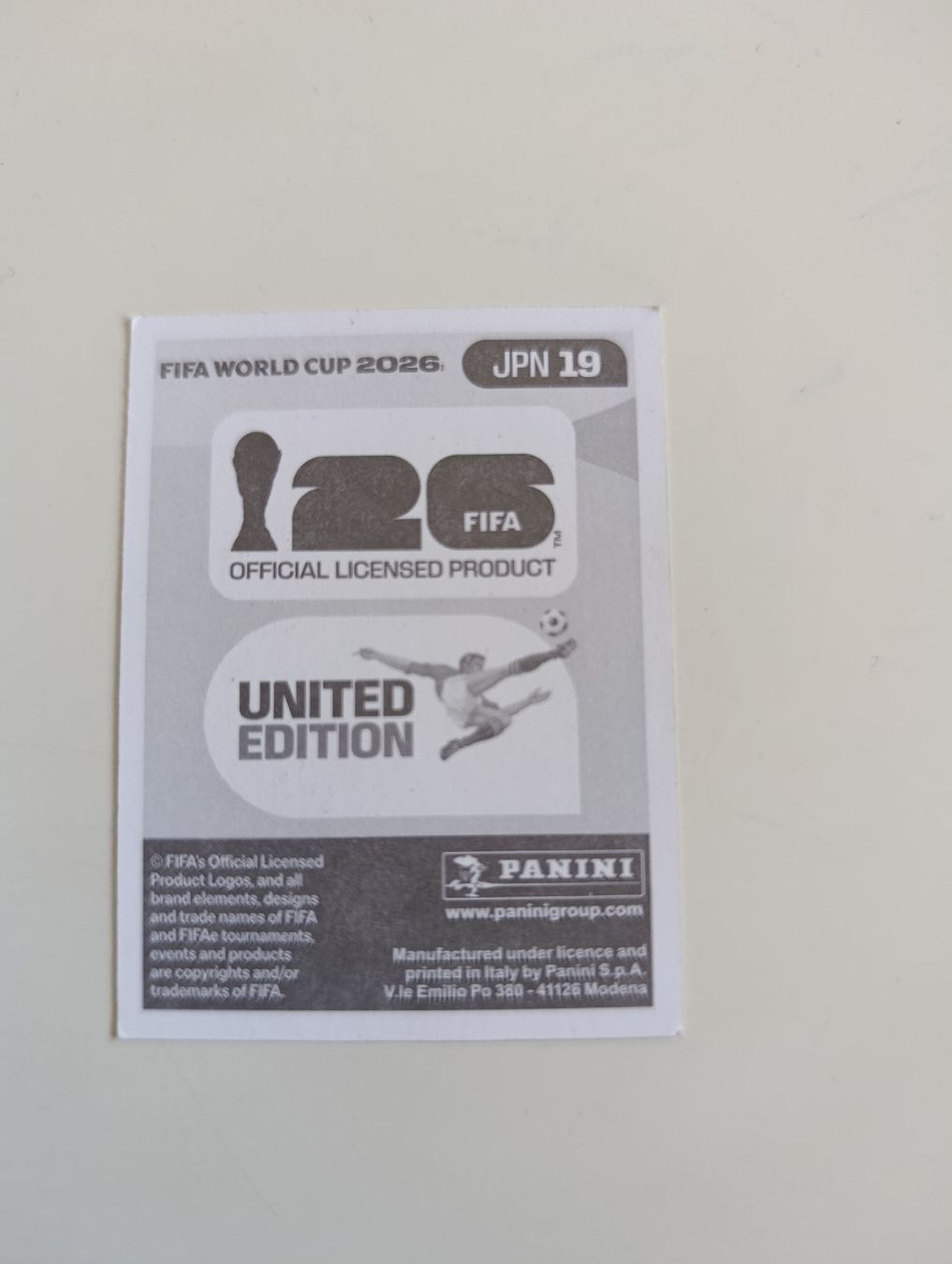 Panini Carte collezionabili: Panini World Cup 2026 JPN 19 – Nuovo (secondo la descrizione) da Lavey-Village venduto da pas_7xd2 1