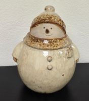 Schneemann Keramik Weihnachts-Deko 