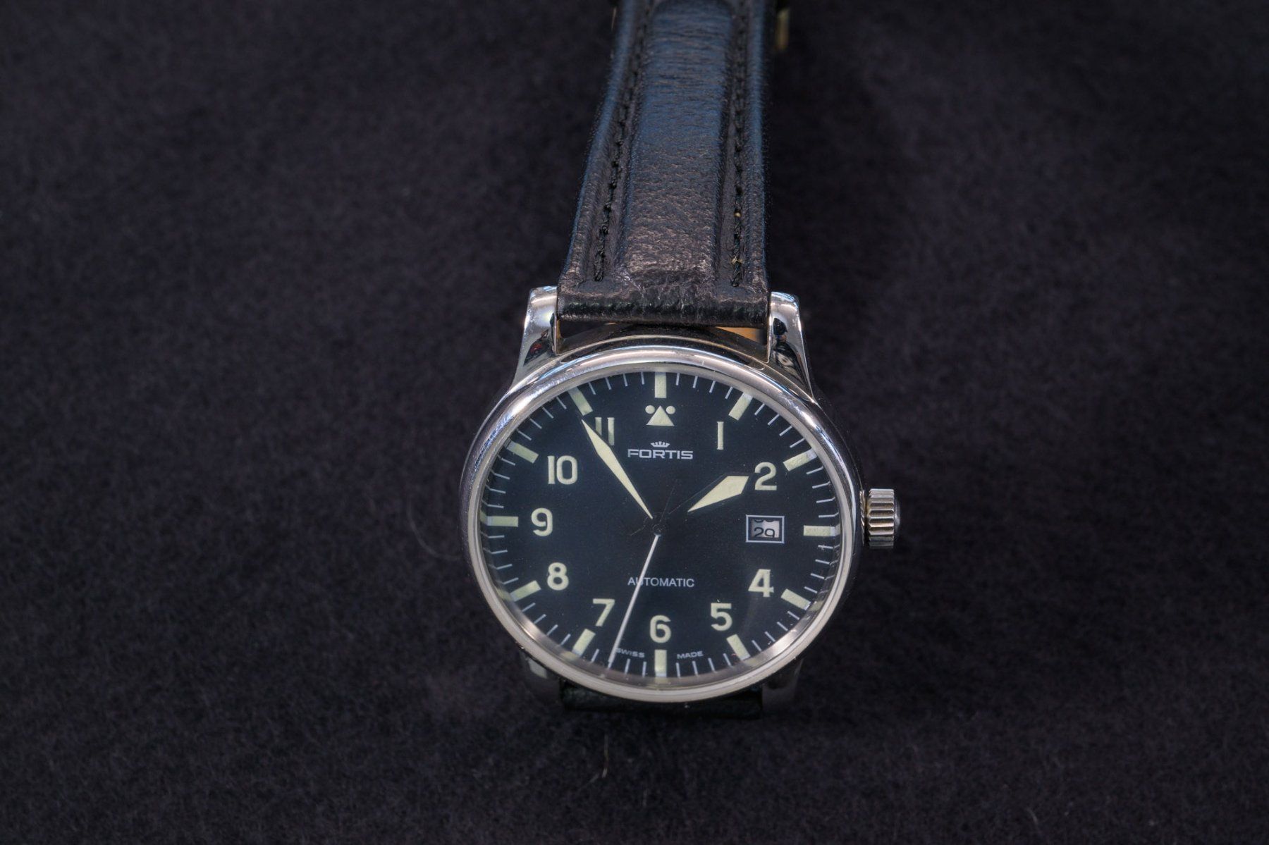Fortis Orologi: FORTIS Classic Pilot Automatic Date Referenz 593.10.46 – Usato da Zürich venduto da An-Fu 4