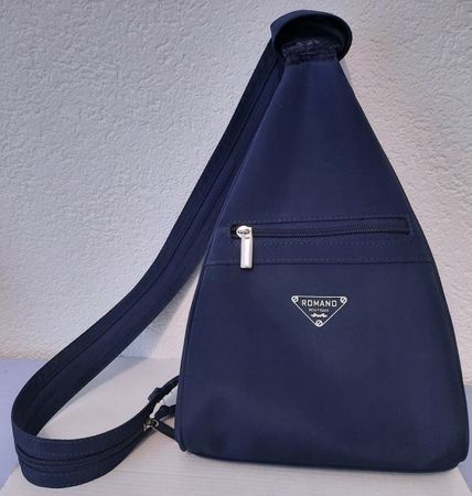 ROMANO Boutique Handtasche, H 31, B 22, T 12cm, Dunkelblau