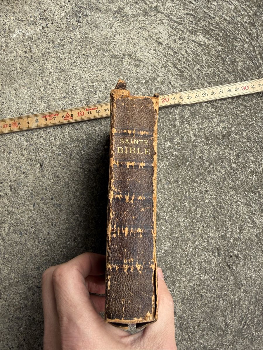 Libri: Antike Sainte Bible, Version Ostervald, 1885 – Usato da Lyss venduto da nekoreh