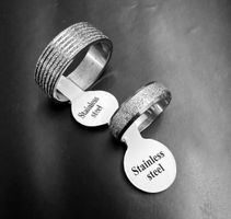 2er Set Edelstahl Ringe - Zeitlose Accessoires zu verkaufen!