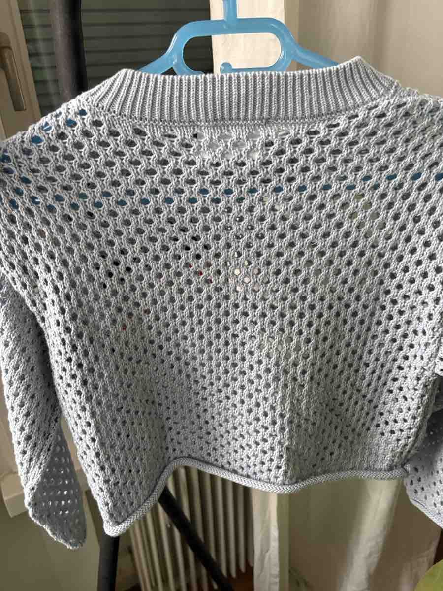 Zara Maglioni & Felpe: Zara Netz-Pullover in Hellblau Grösse 140 bzw. S – Nuovo (secondo la descrizione) da Zürich venduto da ivanab02 1