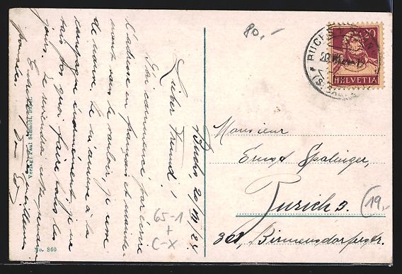 Cartoline postali: Buchs, Bahnhof von der Gleisseite gegen  – Usato da Berlin venduto da bartko-reher 1