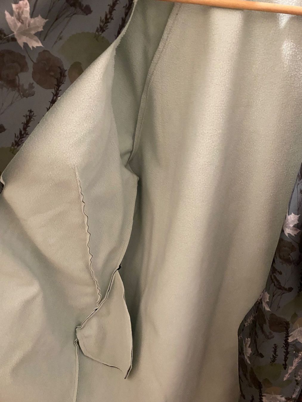 Cappotti: Mantel Softshell Blätter-Print mint Gr. 54/56 – Usato da Arlesheim venduto da san_w9vr 9
