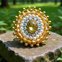 Luxus Brosche | Handgemachte Brosche | Brautschmuck | Unikat
