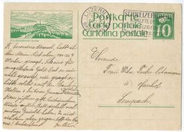 1926 Bildpostkarte Nr. 107-049 ÜTLIBERGBAHN, gest. Luzern