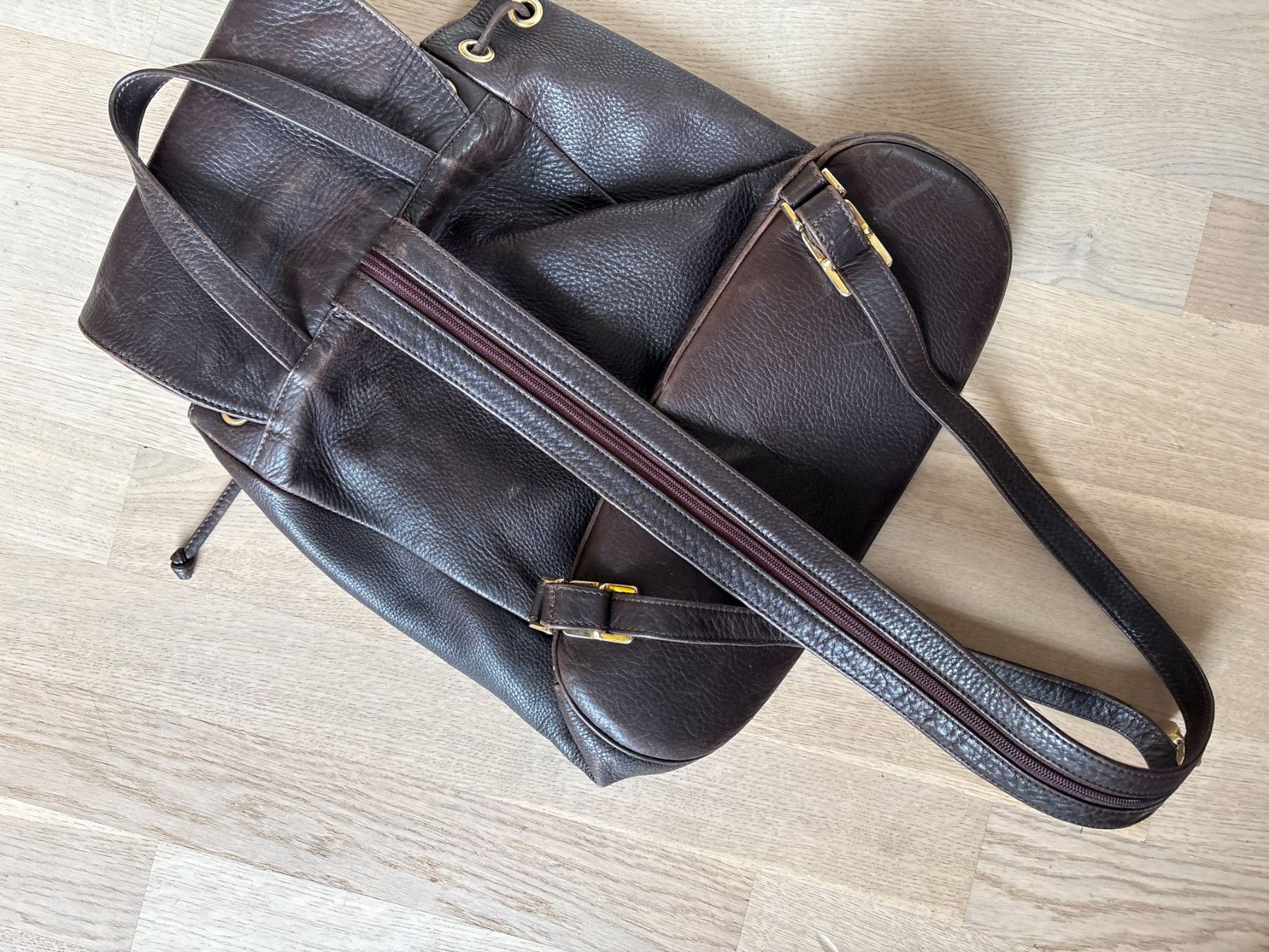 Zaini: Lederrucksack von Plinio Visona – Usato da Elgg venduto da Jo_Naj 3