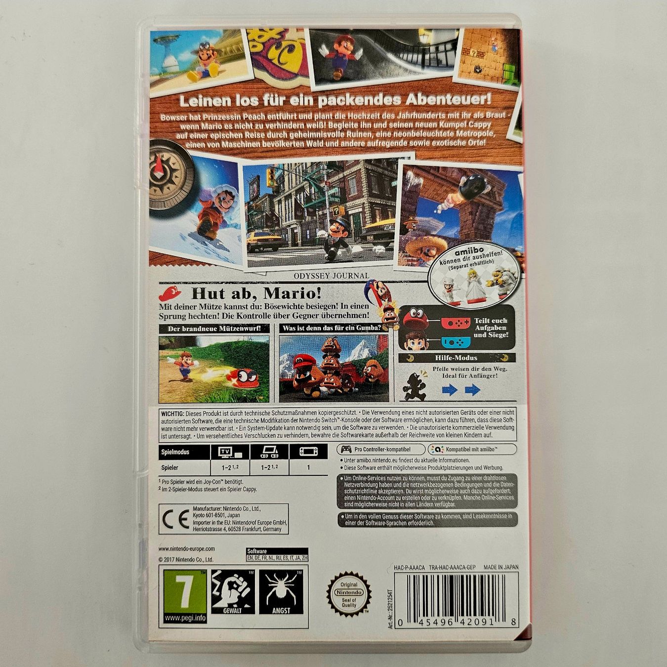 Nintendo Giochi: Super Mario Odyssey (Nintendo Switch) – Usato da Holziken venduto da Miglioregamesnmore 1