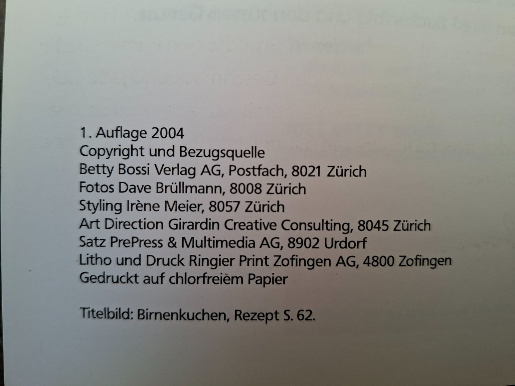 Bücher: Betty Bossi; Backstube – Gebraucht aus Boniswil von Totomat-Lady2 3