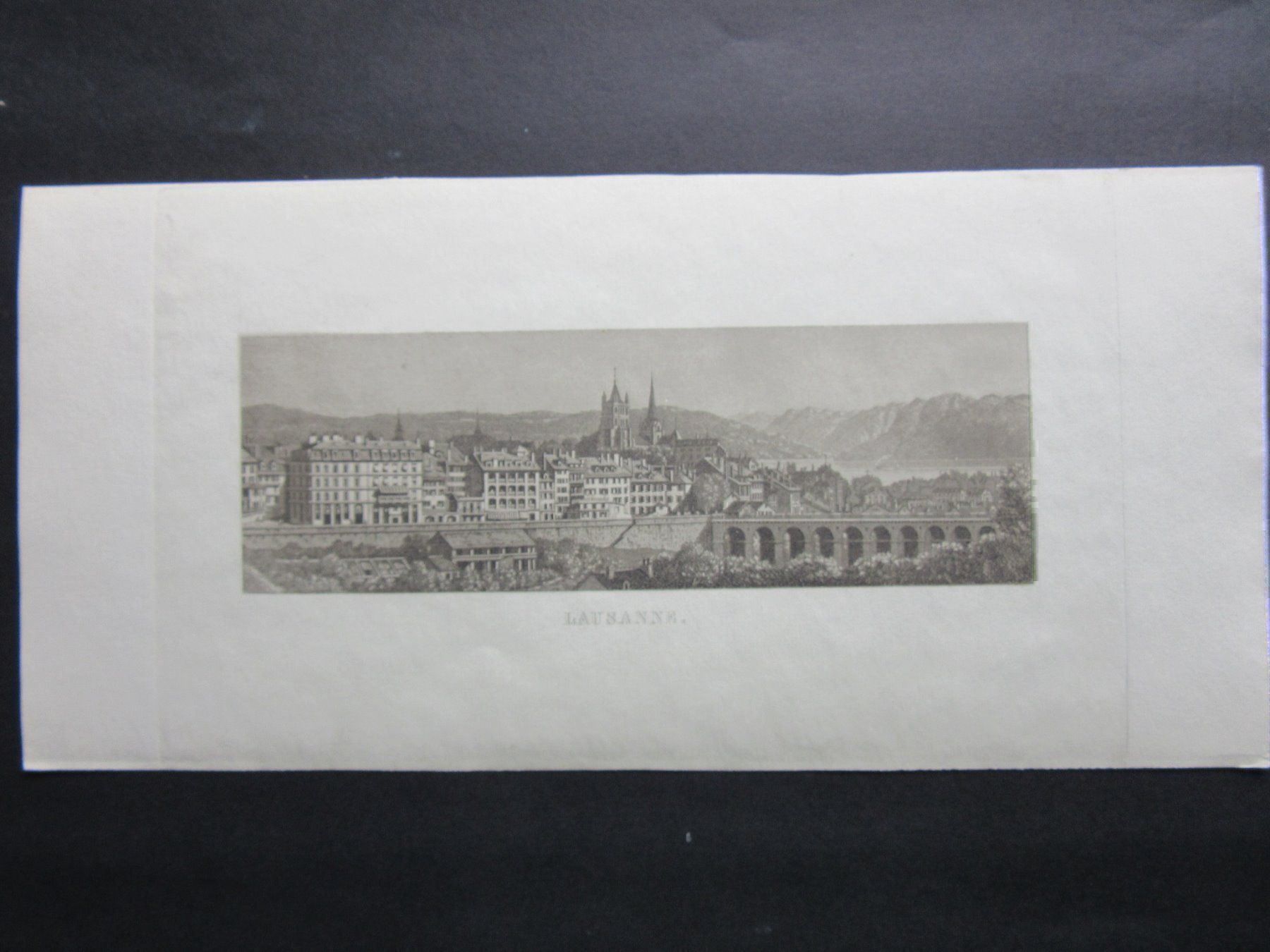 Incisioni: LAUSANNE AQUATINTA – Usato da Gersau venduto da grafik-kunst 1