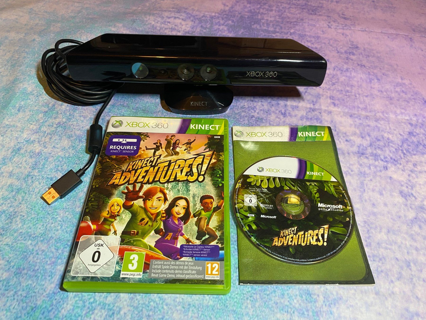 Spiele: Xbox360: Kinect Set mit Spiel Adventures – Gebraucht aus Märstetten von