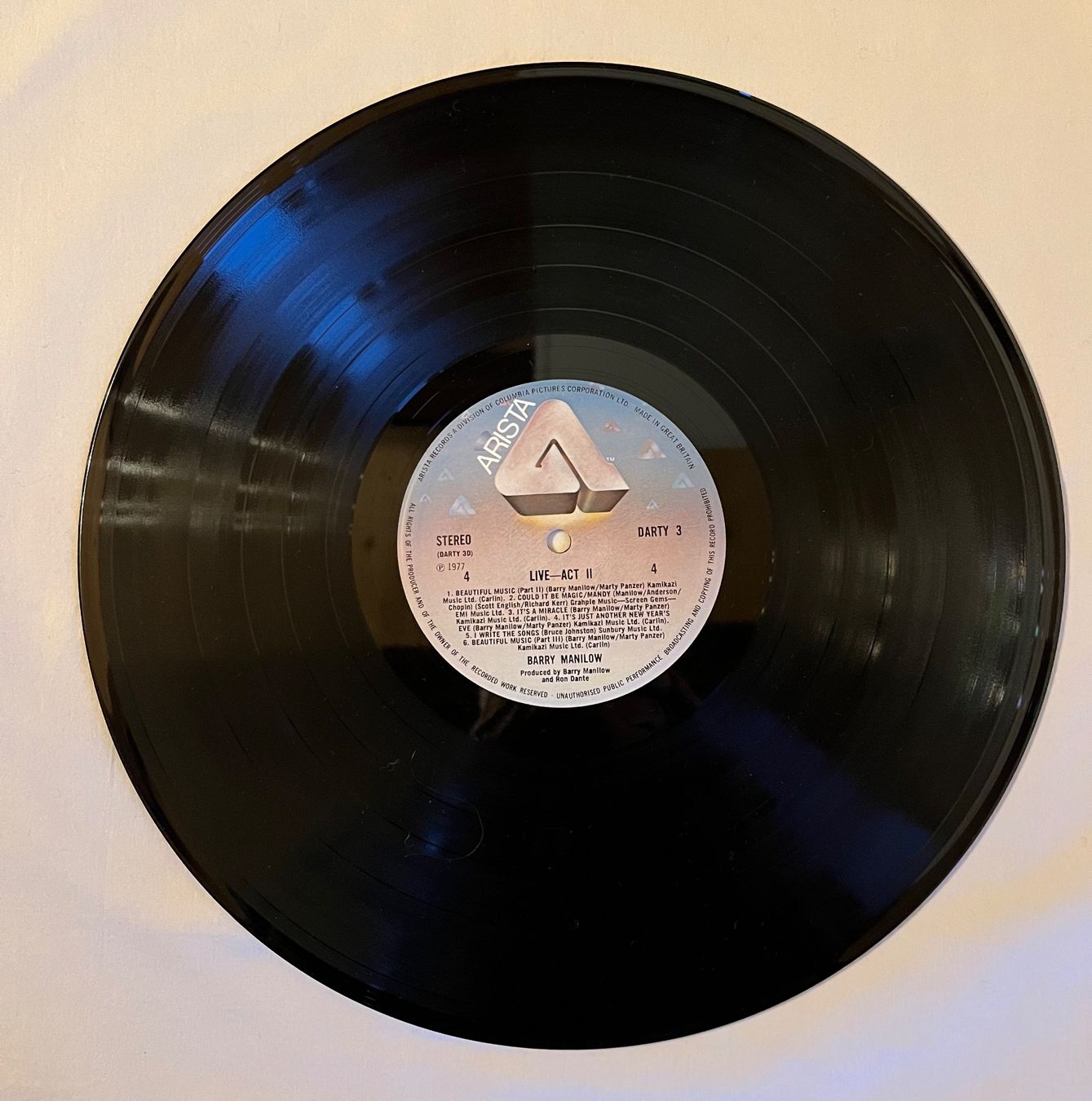 Dischi in vinile: Barry Manilow - Live – Usato da Muttenz venduto da Golden_Times 6