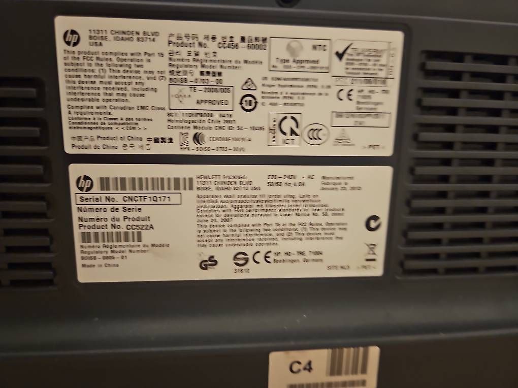 Drucker: HP LaserJet Enterprise 700 M775dn A3 Farblaser – Gebraucht aus Zug von Schwenggeler 1