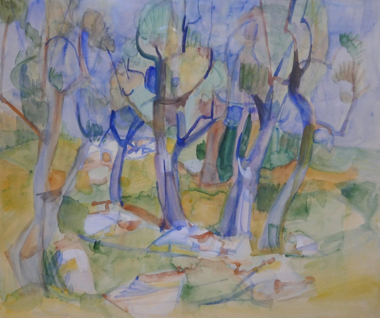 Dipinti: Claude SCHURR (1921-2014)grand tableau – Usato da Lausanne venduto da leneko 1