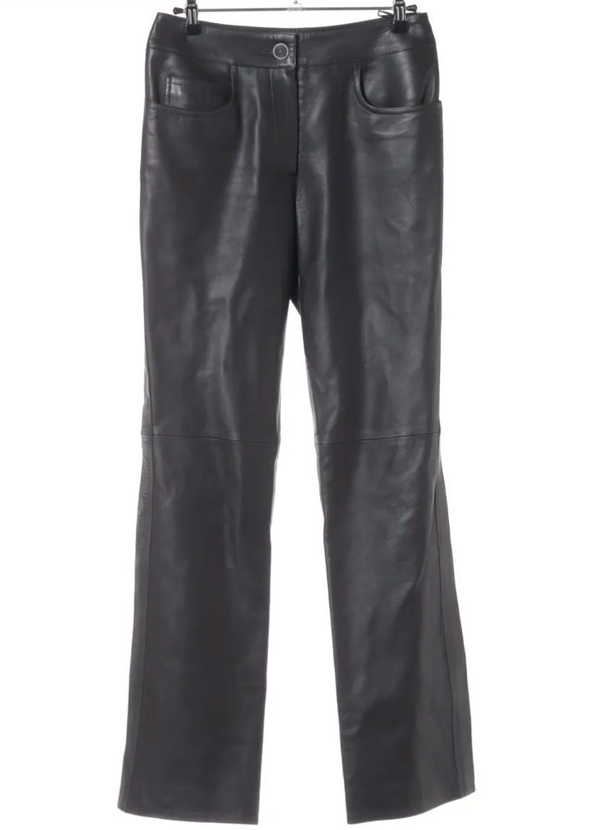 Chanel Hosen: Chanel Leather Trousers Brown  FR 36 – Gebraucht aus Kloten von liu_65tx