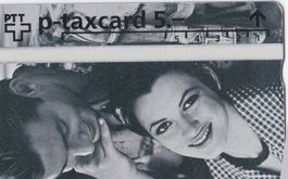 PTT Telefonkarte p-taxcard 5.- Helvetia gebraucht 2stück