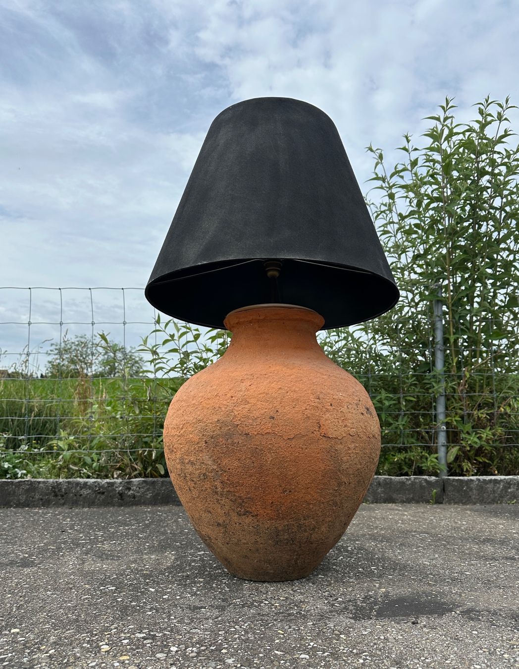 Lampade: XL Terrakotta Bodenlampe – Usato da Zürich venduto da frauflufelberg 2