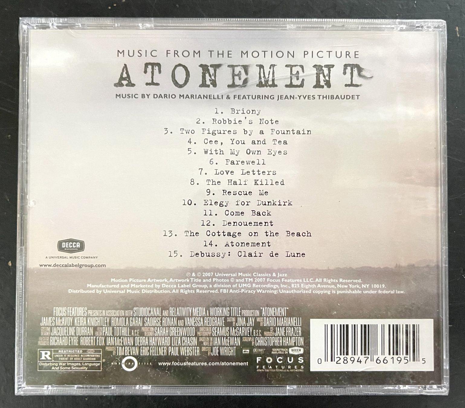 CD: Atonement - NEU ungepackt – Nuovo e nell'imballaggio originale da Oftringen venduto da Vucki 1