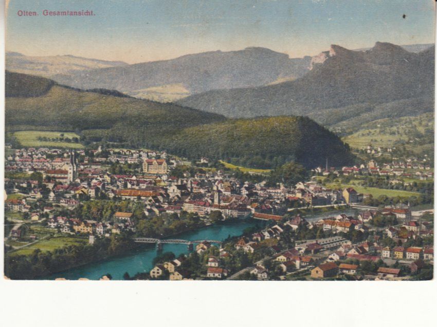 Cartoline postali: Olten ca. 1915 – Usato da Bürglen TG venduto da StampGraf