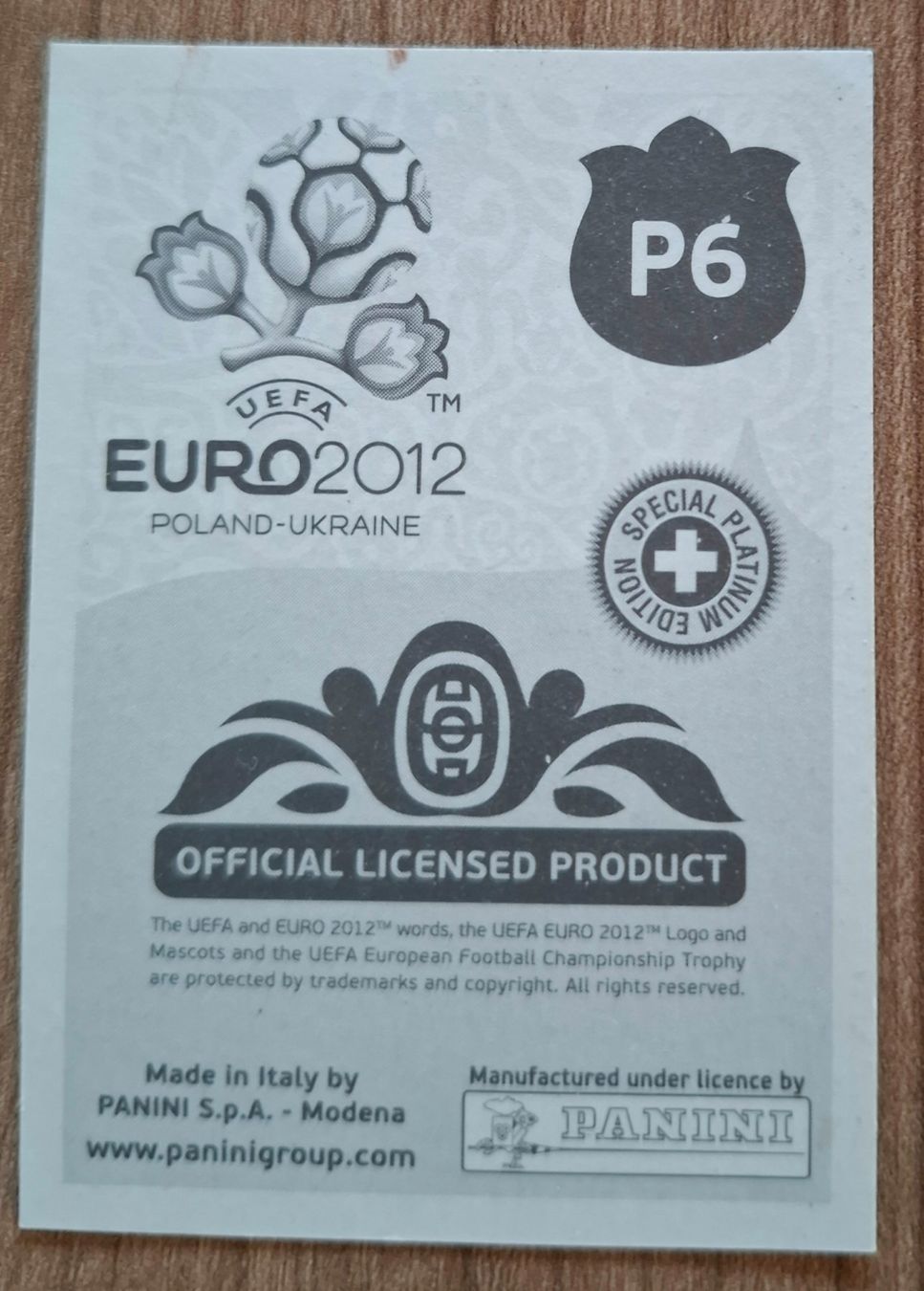 Panini Carte collezionabili: CHRISTIANO RONALDO Paninibild EURO 2012.. – Usato da Rotkreuz venduto da keerthdi 2