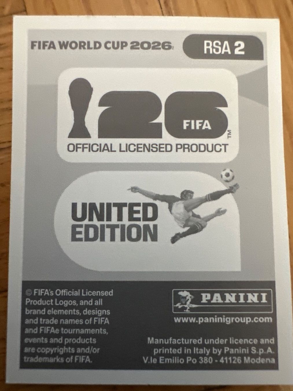 Panini Cartes à collectionner: Rsa -2 – D'occasion à Sion par loi_9vyj