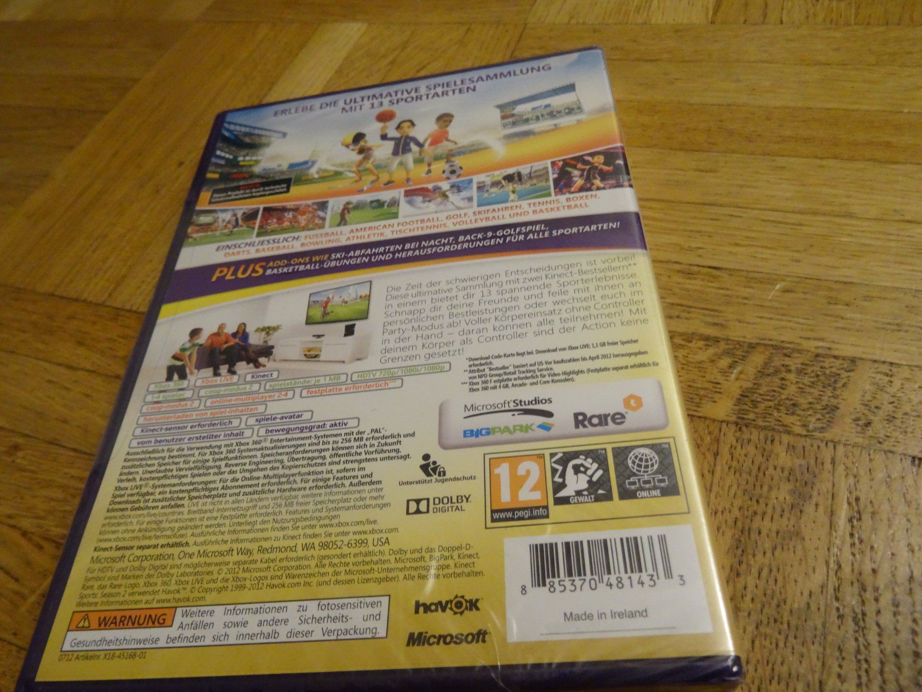 Microsoft Spiele: Kinect Sports Ultimate Collection XBOX 360 NEUWARE – Neu und originalverpackt aus Olten von Disc-Ausverkauf 1