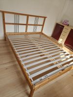 Ikea Pine Bed Frame with Slats - King Size
