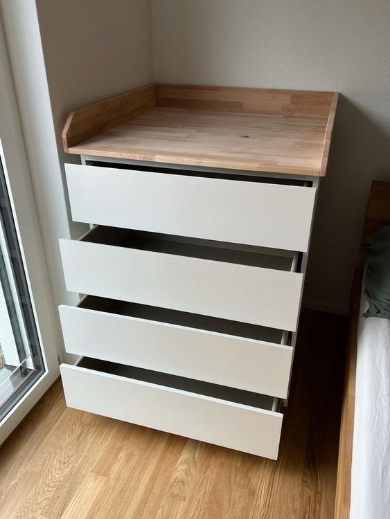 Wunderschne Ikea Wickelaufsatz Malm Fotos