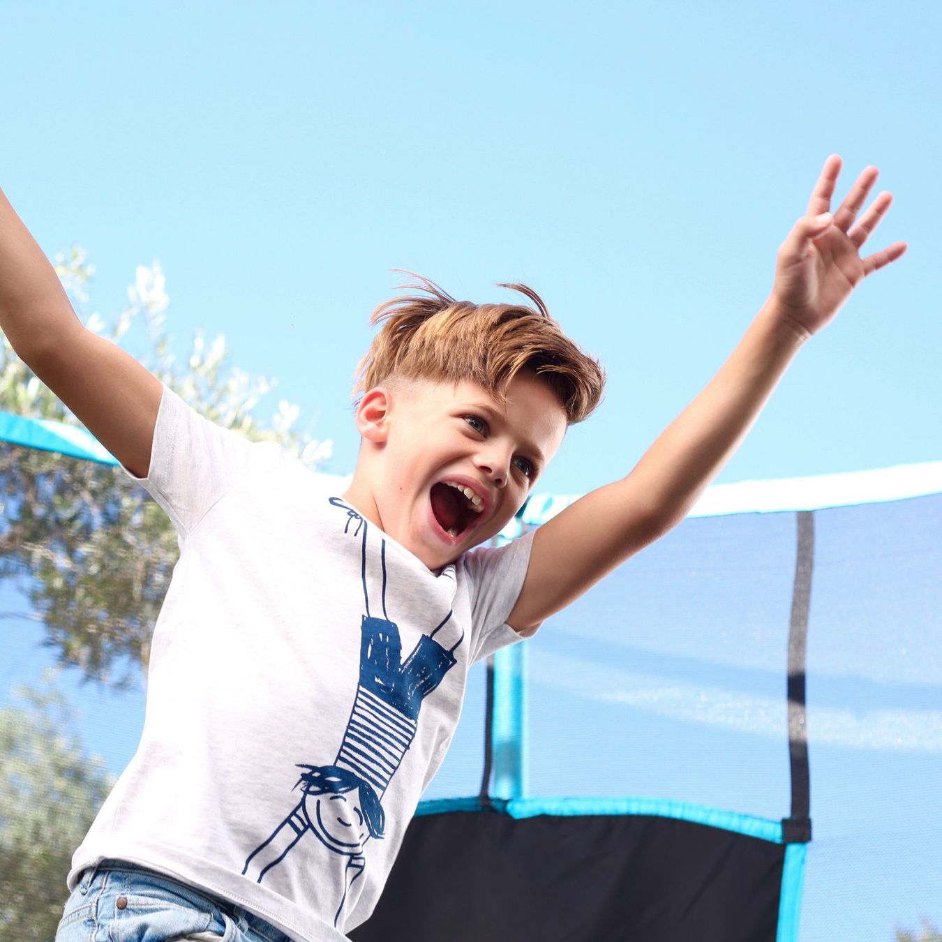 Trampolini: Trampolin Genius 14FT – Nuovo e nell'imballaggio originale da Erlinsbach venduto da Home-World 5
