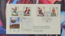 CL35 Enveloppe + Timbre Allemagne 1970 Theme Ballon