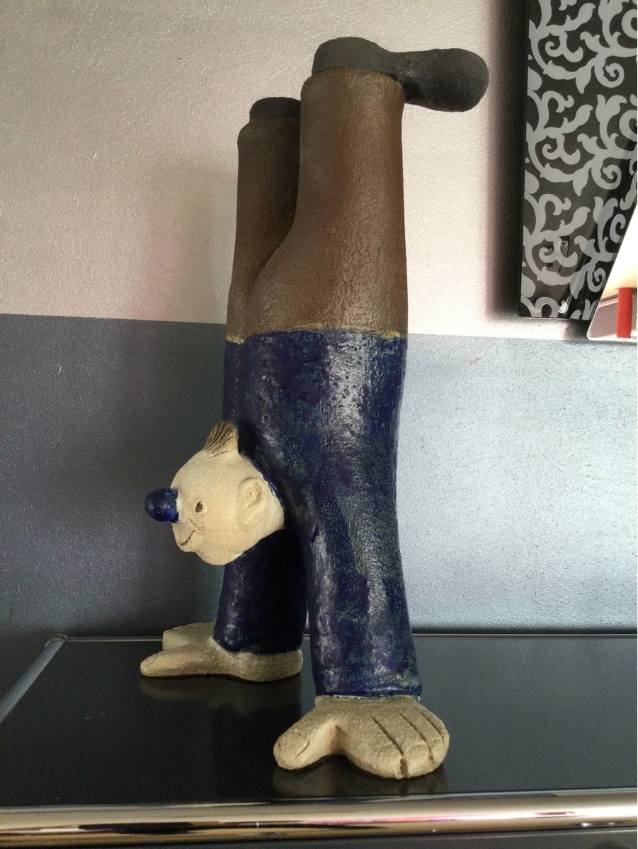 Statuette: Génial petit clown en céramique – Nuovo (secondo la descrizione) da Vesin venduto da Erwy 1