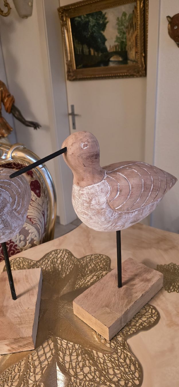Tutte le decorazioni: 2 grosse dekorative Holz Vögel – Nuovo (secondo la descrizione) da Kaufdorf venduto da Nati-Nati 4