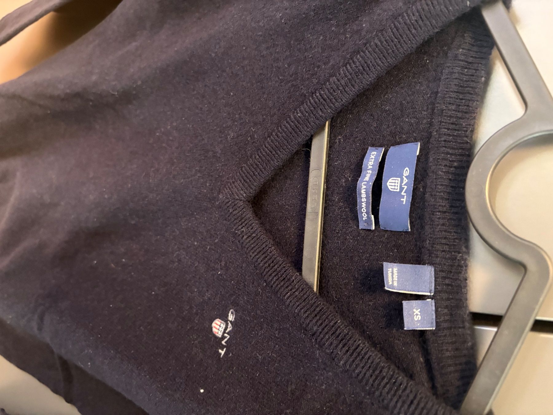 Gant Maglioni & Felpe: GANT Pullover XS, dunkelblau, extrafeine Lammswolle top! – Nuovo (secondo la descrizione) da Sempach venduto da hel_2rfz 2